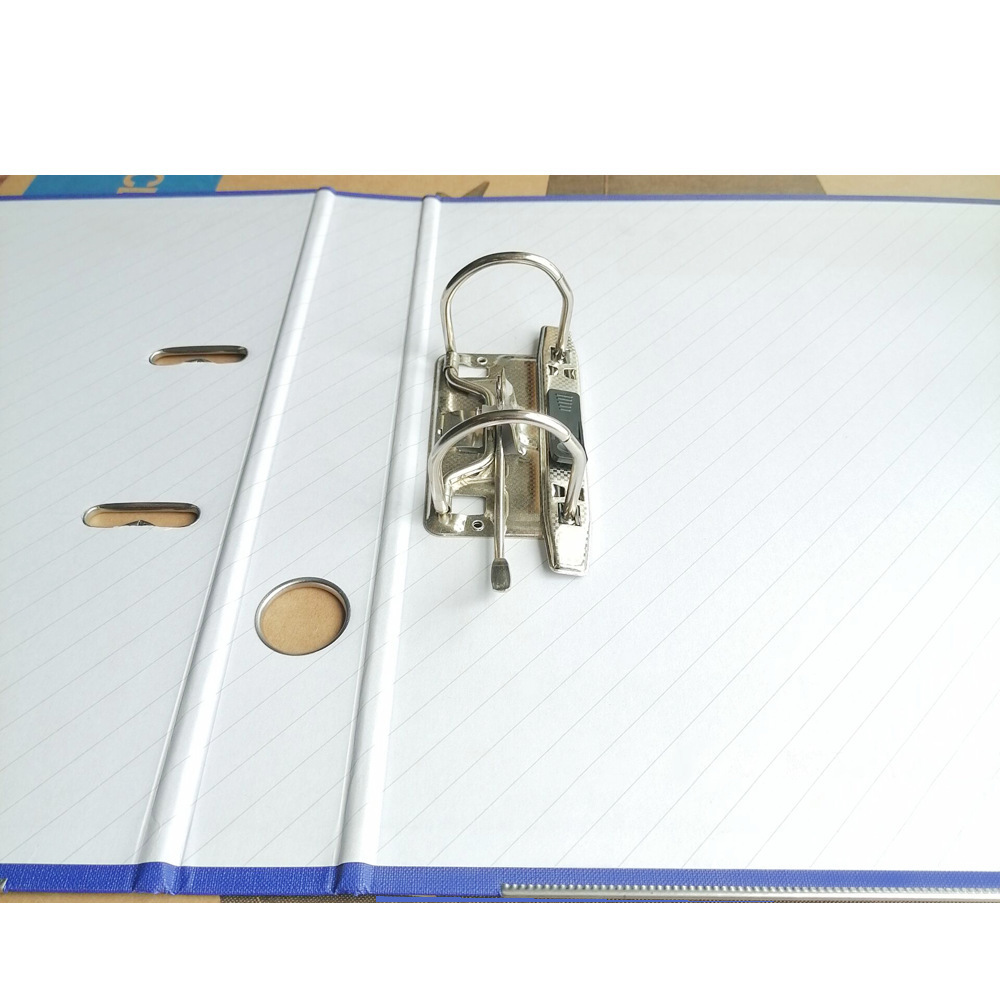 Wholesale Customized Cardboard Clipboard Binder 2 Ring Blue File Folder