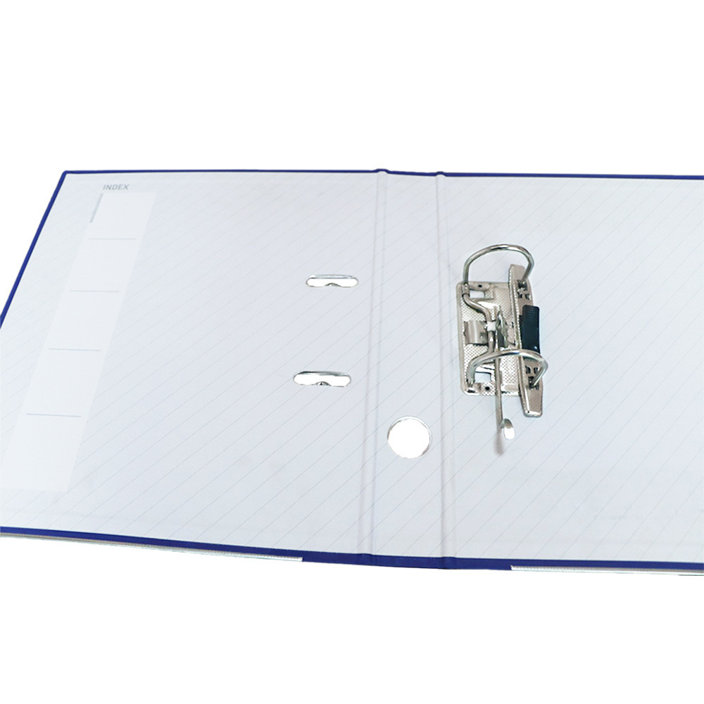 Wholesale Customized Cardboard Clipboard Binder 2 Ring Blue File Folder