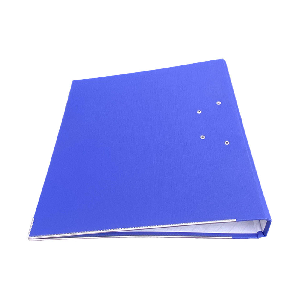 Wholesale Customized Cardboard Clipboard Binder 2 Ring Blue File Folder