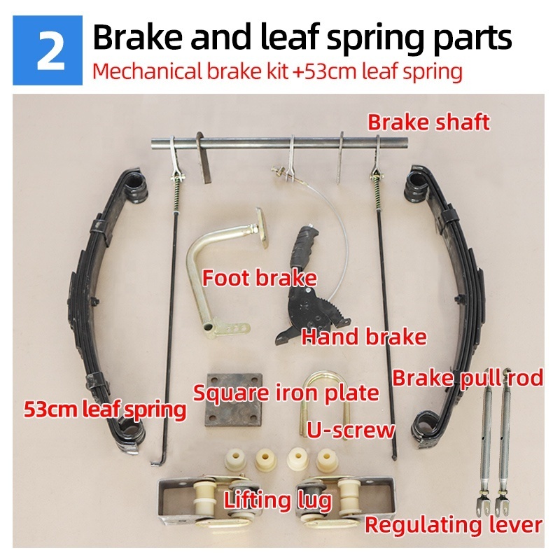 48v60v express electric cart kit 800kg electric car conversion electric tricycle spare parts drive axle with differential