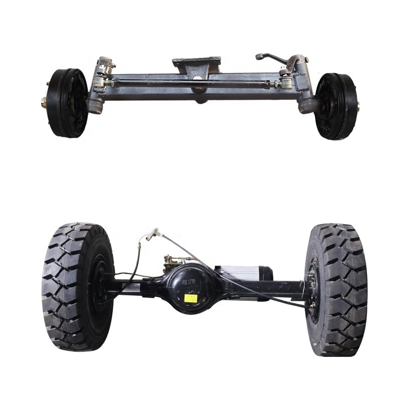 electric car conversion kit oil brake 3000w brushless Rear axle with front steering axle electric 4 wheeler car kit