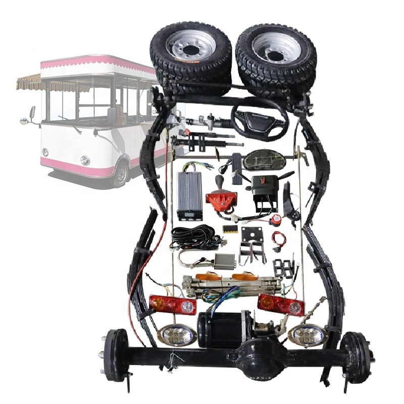 electric four wheeled kit 2200w electric car conversion kit dining car accessories Shift rear axle truck spare parts