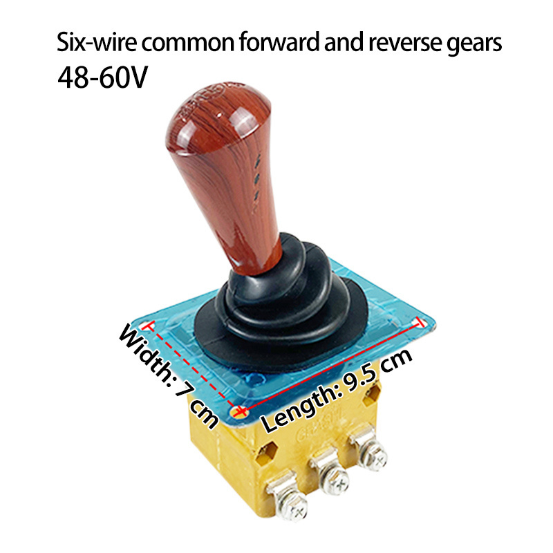 Customized Reverse switch of 48 60V electric tricycle vehicle four wheel forklift universal forward reverse switch accessories