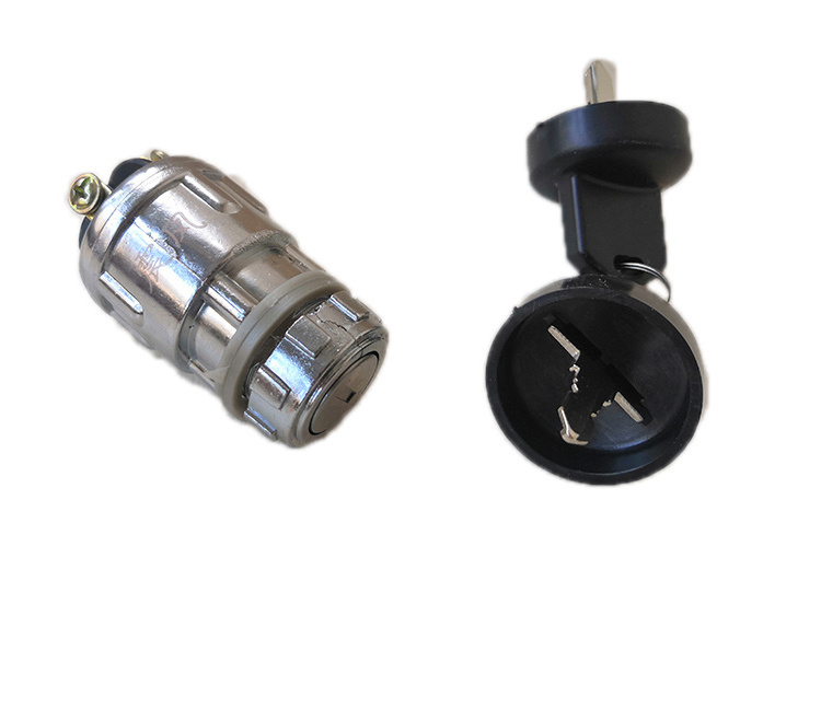 Electric tricycle waterproof ignition switch is suitable for engineering tricycle motorcycle ignition switch key lock