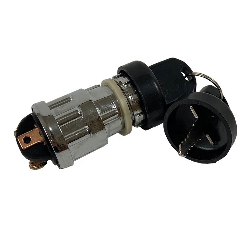 Electric tricycle waterproof ignition switch is suitable for engineering tricycle motorcycle ignition switch key lock