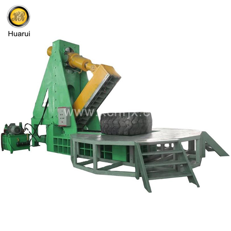 3000mm 4000mm OTR Tire Cutter Hydraulic Big Tire Cutter,Waste Used Old Tire Cutting Machine for Tire Recycling,Scrap Tyre Cutter