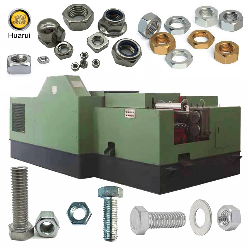 Factory Price Nut Making Machine, Automatic Cold Forging Machine to Make Bolt Nut Machine, Nuts Tapping  Machine