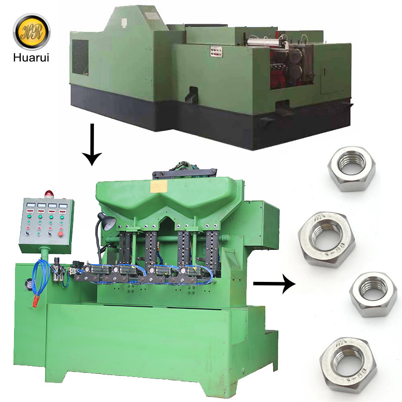 Factory Price Nut Making Machine, Automatic Cold Forging Machine to Make Bolt Nut Machine, Nuts Tapping  Machine