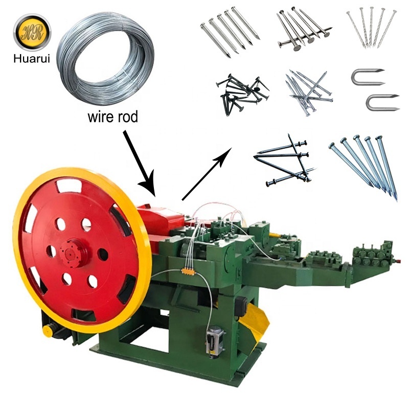 High Speed Full Automatic Steel Wire Nail Making Machine Z94- 1C 2C 3C 4C 5C 6 U-Type Nail/Coil/Double Head Nails Making Machine