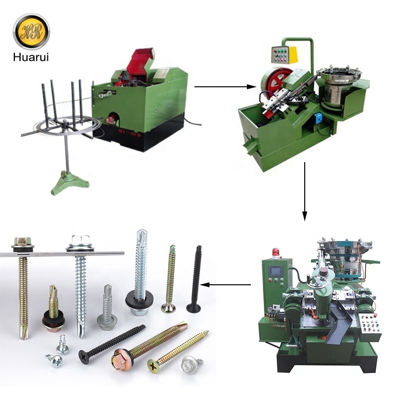 Countersunk/ Wafer /Pan Head Self Drilling Screw Point Forming Machine