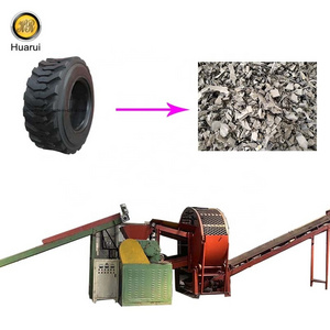 Waste Tire Recycling Production Line Tyre Shredder  Small Mini Tire Shredder