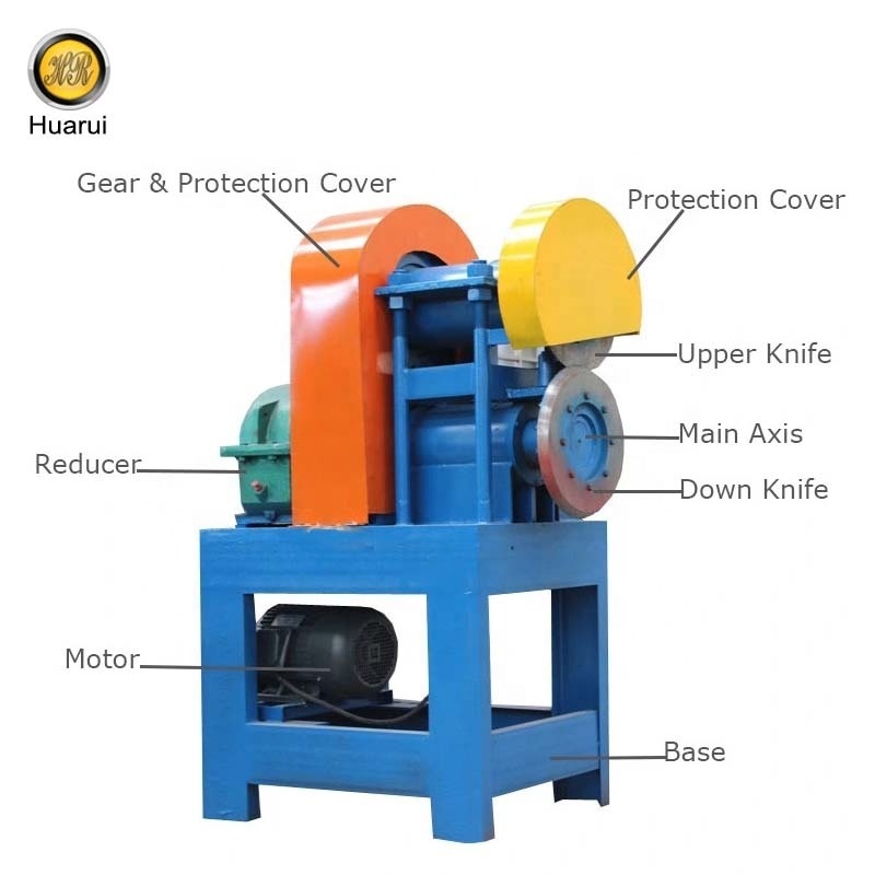 Waste Tire Strip Cutting Machine / Tyre Strip Cutter