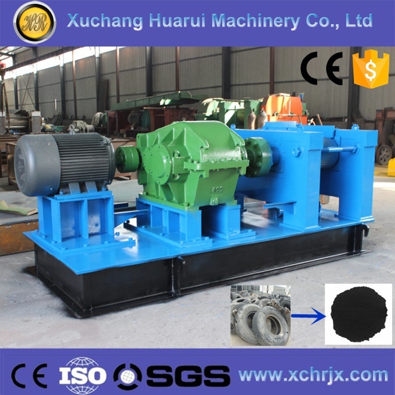 Rubber crusher machine to make rubber powder granules tire recycling machine