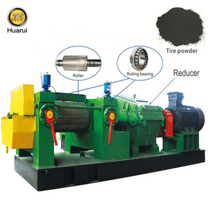 Rubber crusher machine to make rubber powder granules tire recycling machine