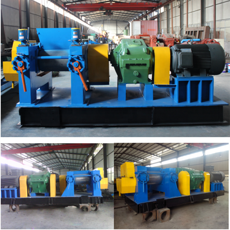 Rubber crusher machine to make rubber powder granules tire recycling machine