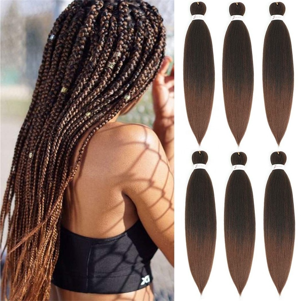 Synthetic Pre Stretched Braiding Hair Easy Pre Stretched Braiding Hair Expression ez Braiding Hair