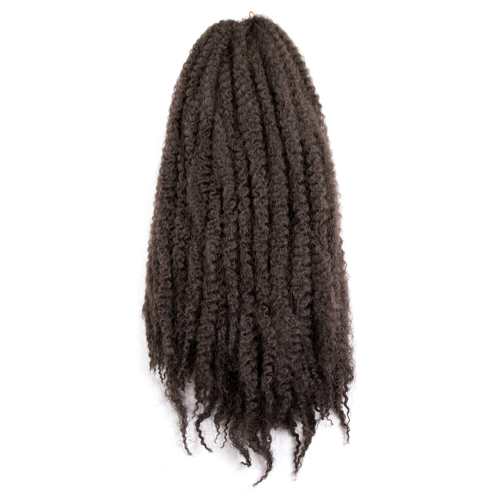 Hot sell wholesale 18 inch afro twist crochet braids afro kinky dreadlocks kinky twist hair afro twist braid