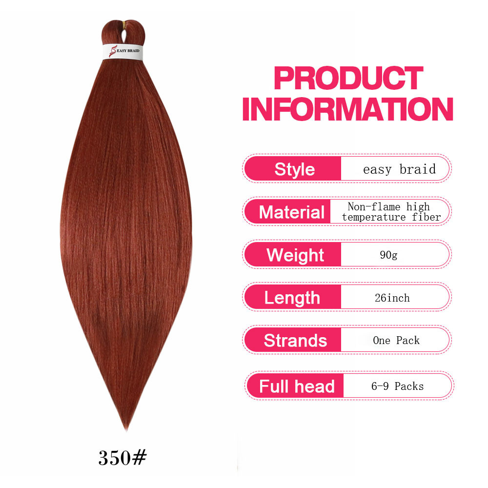 Synthetic Pre Stretched Braiding Hair Easy Pre Stretched Braiding Hair Expression ez Braiding Hair