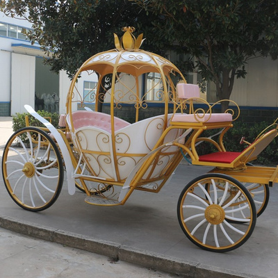 Deluxe Cinderella Pumpkin horse carriage wedding carriage for sale