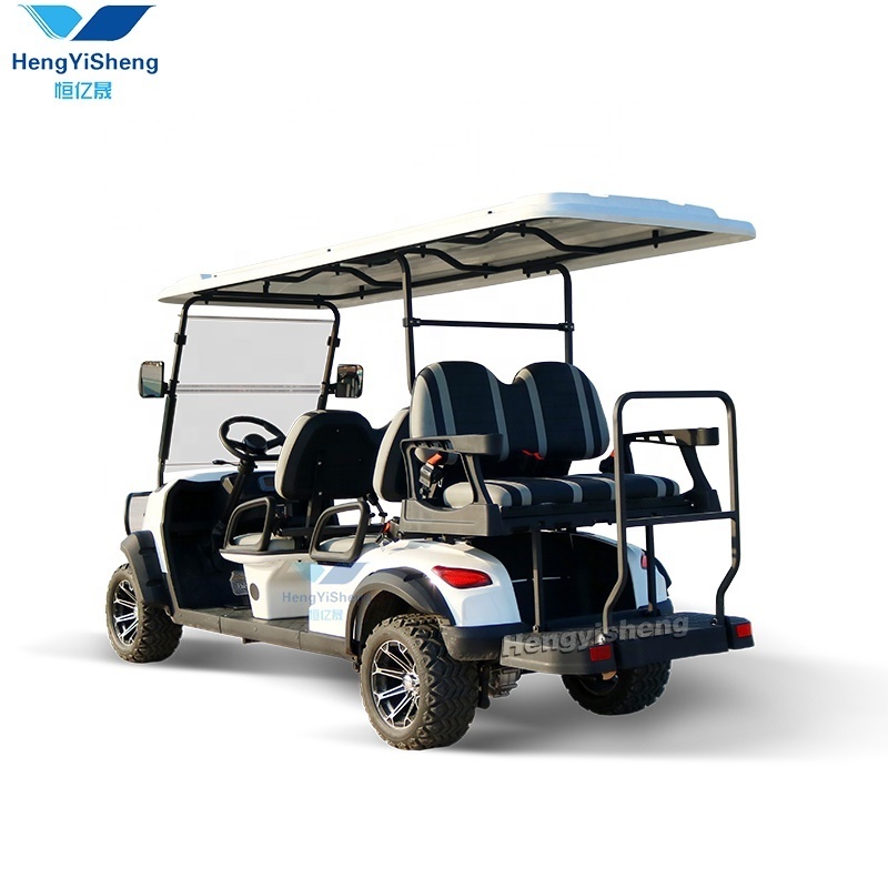 Best Suppliers Factory 6 Passengers Sightseeing Tourist beach Golf Cart Electric Vintage buggy 6 Seater shuttle club car