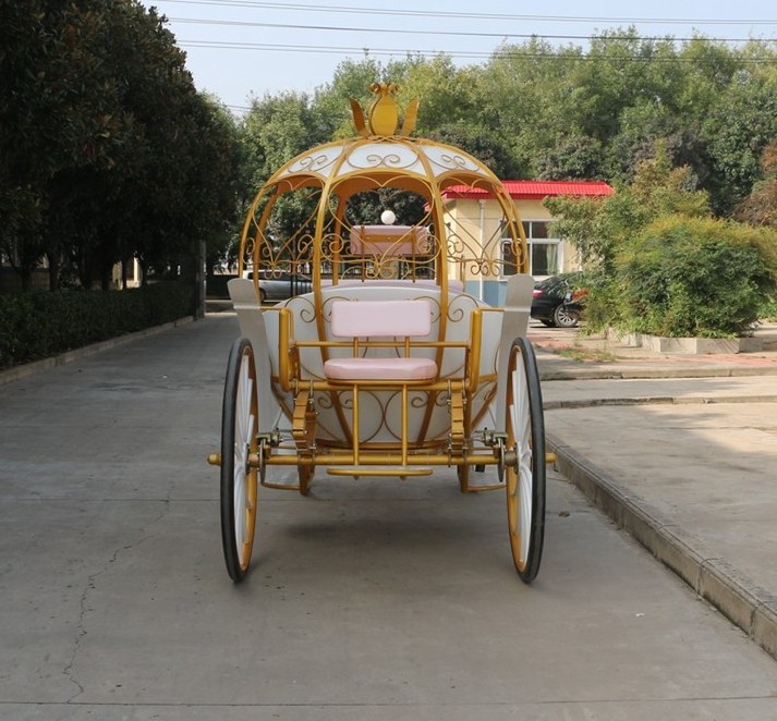 Deluxe Cinderella Pumpkin horse carriage wedding carriage for sale