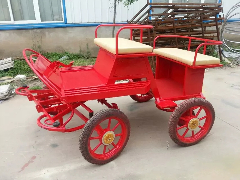 Sulky Pony Cart/Marathon Horse carriage/4 passengers surrey