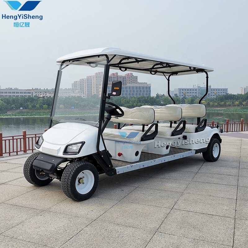 New Model 2 Seater Golf Cart with Large Storage Compartments/Electric Vintage buggy 6 Seater shuttle club car