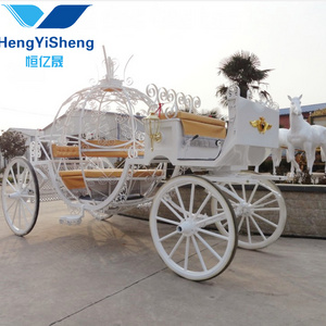 Hot Sale electric Cinderella Wedding white Carriage Gift exported to USA/Sightseeing Marathon Horse Wagon/Horse Carriage