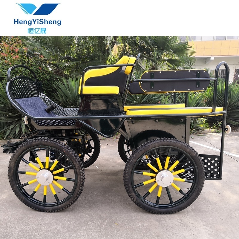 High Quality Marathon Carriage/ Training Horse Carriage Pony Carriage/Outdoor Sightseeing Pony Horse Carriage