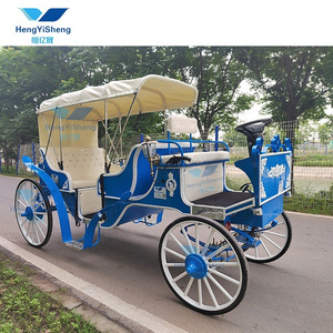 Hot sale Wedding Tourist Vehicle Sightseeing horse carriage Multifunctional Electric car/Princess Cinderella Horse Carriage