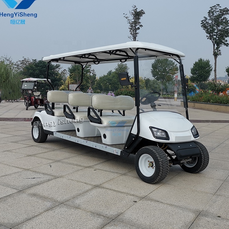 New Model 2 Seater Golf Cart with Large Storage Compartments/Electric Vintage buggy 6 Seater shuttle club car