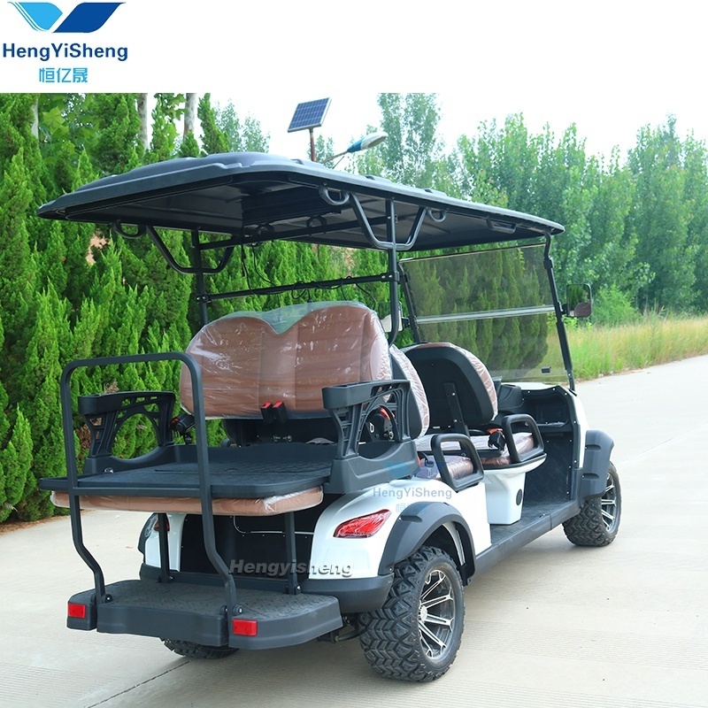 Best Suppliers Factory 6 Passengers Sightseeing Tourist beach Golf Cart Electric Vintage buggy 6 Seater shuttle club car