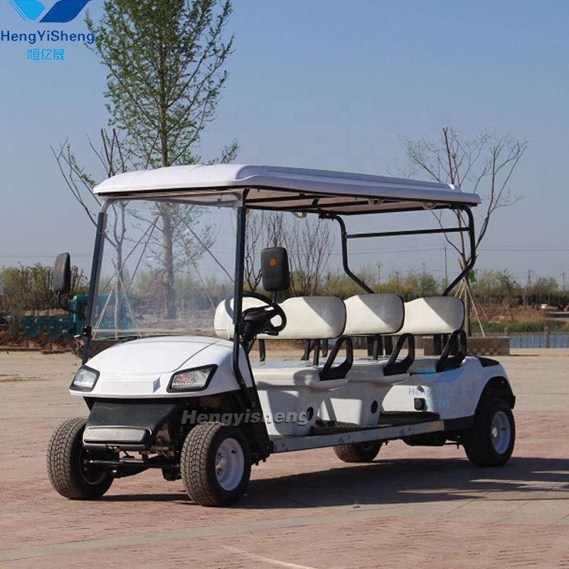 New Model 2 Seater Golf Cart with Large Storage Compartments/Electric Vintage buggy 6 Seater shuttle club car