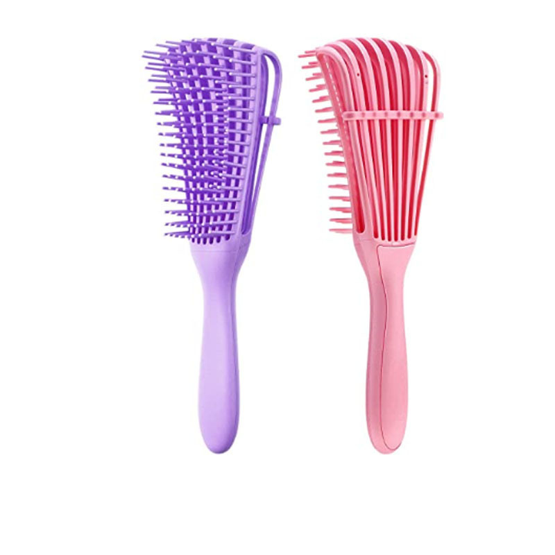 Custom logo different types of hair combs scalp massager shampoo brush Detangling hair combs and brushes