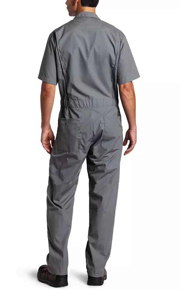 Newest Short Sleeves Industrial Work Wear Uniforms Cleaner Work Clothes Overalls Workwear Coverall For Men