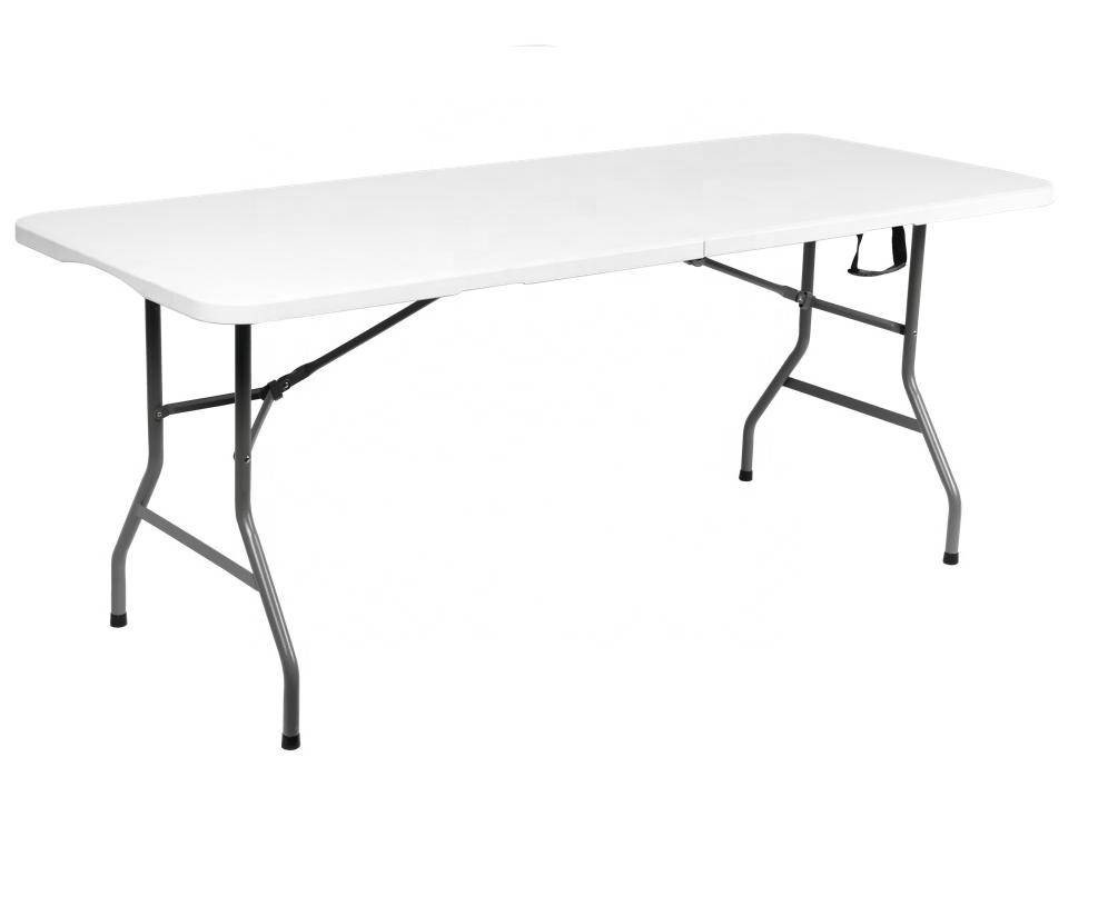 Manufacturer's best-selling HDPE portable and minimalist plastic folding table and chair