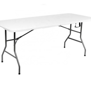 Manufacturer's best-selling HDPE portable and minimalist plastic folding table and chair