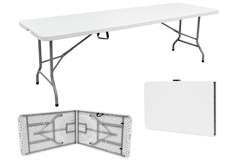 Hot Product,Outdoor Folding Table HDPE Plastic Material,Customised  plastic folding tables,chairs and tables for party