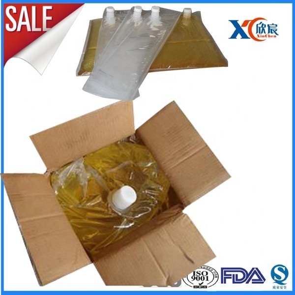 aluminum foil bag in box for storaging transportation of liquids