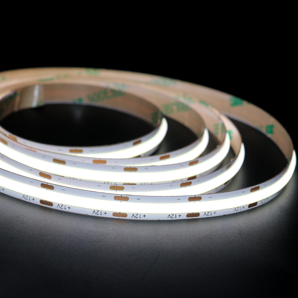 Top Sale Flexible 480Leds 10W 24V 8MM COB Led Strip Light Water Proof