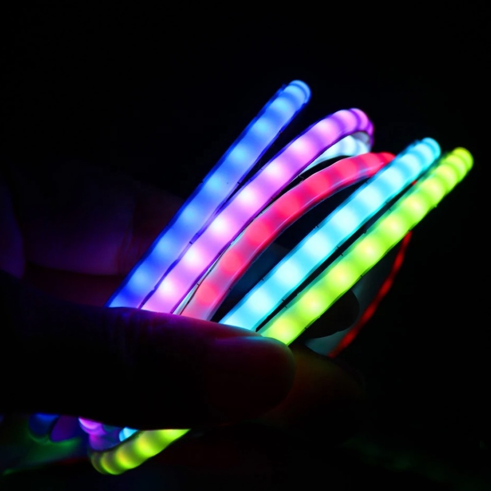 RGBIC Addressable Strips Rainbow Dream Color Smart RGB Flexible COB LED Strip Light Slim 5mm  DC 5V 160LED