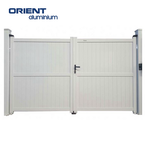 Custom Swing Driveway Aluminium Gates Battant Privacy Courtyard Security Automatic Aluminum Sliding Gates