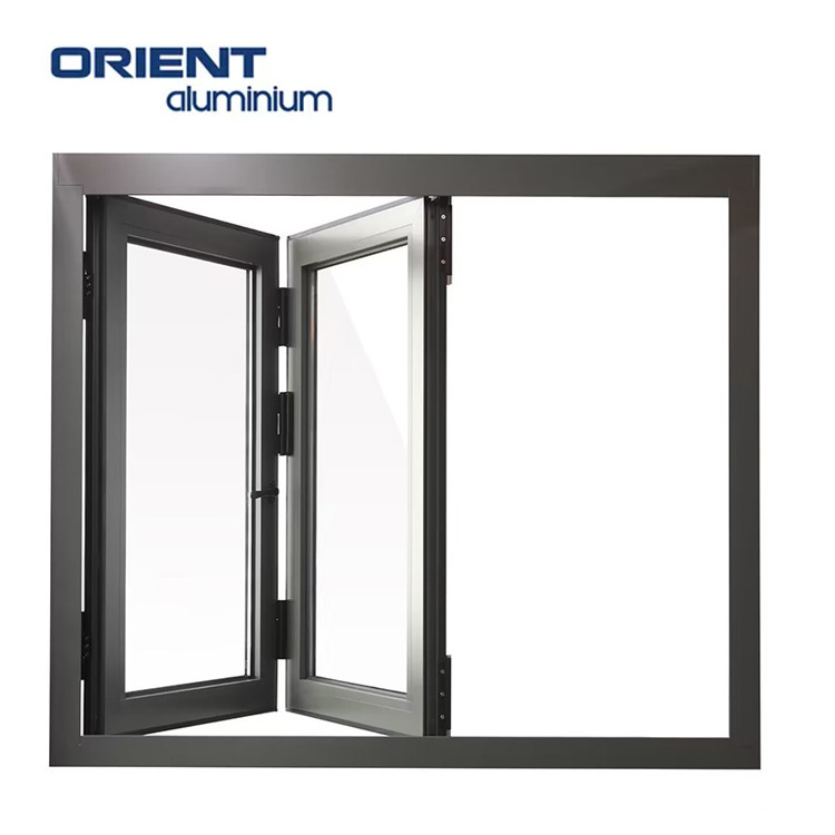 Sliding Windows Double Tempered Glass Safe Decorative And Energy Saving Aluminium Sliding Windows