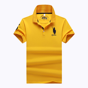 High quality custom black luxury polo shirt red collar for men yellow us polo t shirt cotton spandex golf polo cheap embroidered