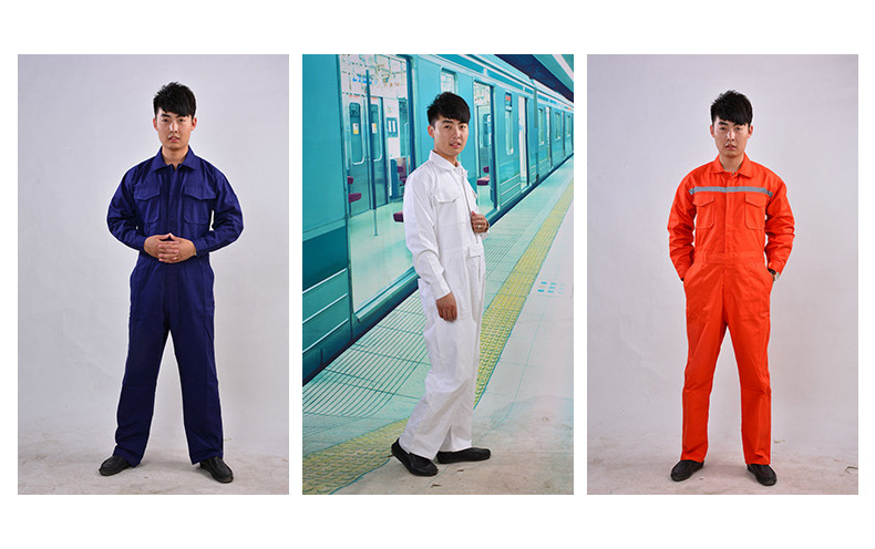 Spring and summer new long-sleeved tooling overalls shipyard workshop factory clothing labor protection coveralls men wholesale