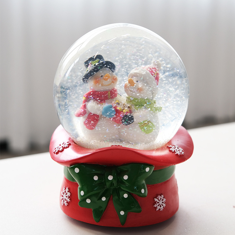 2023 Crystal Ball Christmas Snow Globes Christmas water globe Musical Christmas Santa Claus snow ball Decorations Gifts snowball