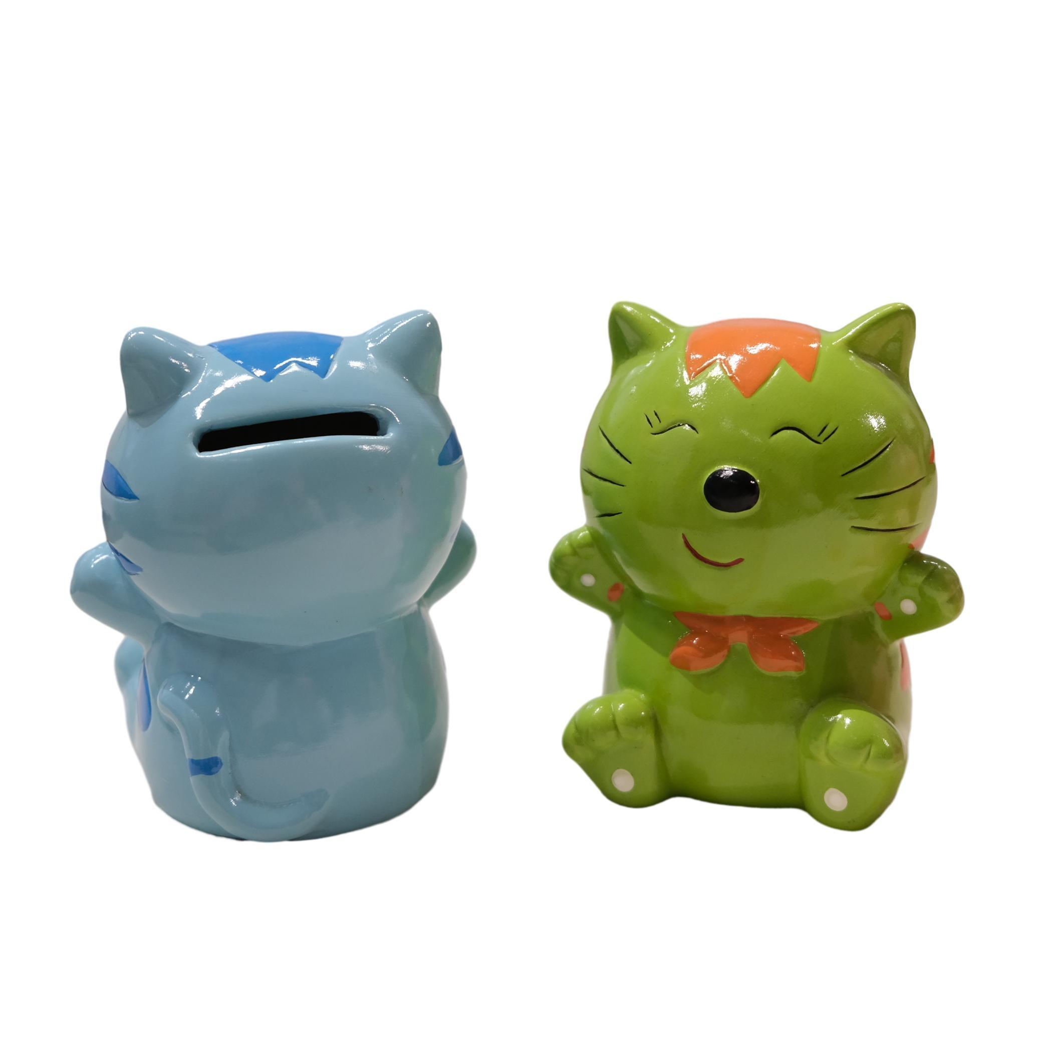 Hot sale Custom cat series piggy bank ceramic money box digital money  bank