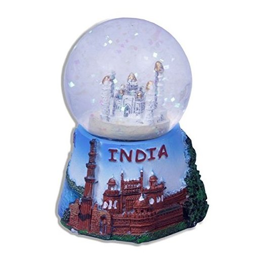 Beautiful India Snow Globe Taj Mahal-India Souvenir for Collectors' Snowdomes