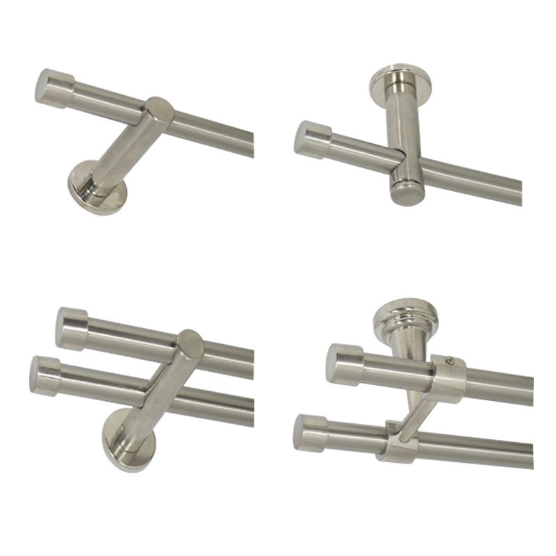 Germany market hot sell stainless steel curtain rods/curtain poles