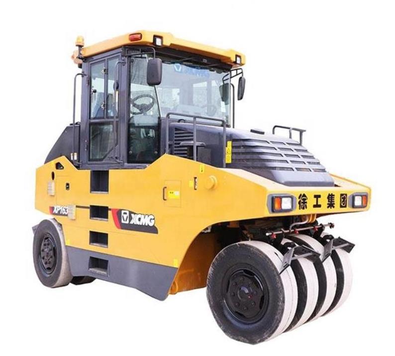 XCMG 16 Ton XP163 Self-propelled Vibratory Static Road Roller for Sale Double Drum Roller Tire Roller 150-300kpa 4-17.5km/h -